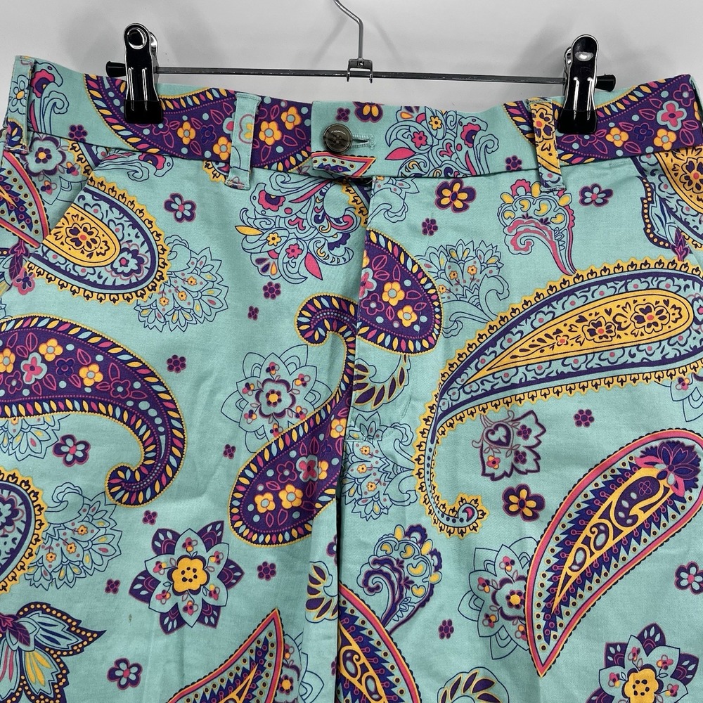 Loudmouth Men's Golf Shorts‎ Paisley Size 32 Geometric Print Colorful Resort - Picture 9 of 16